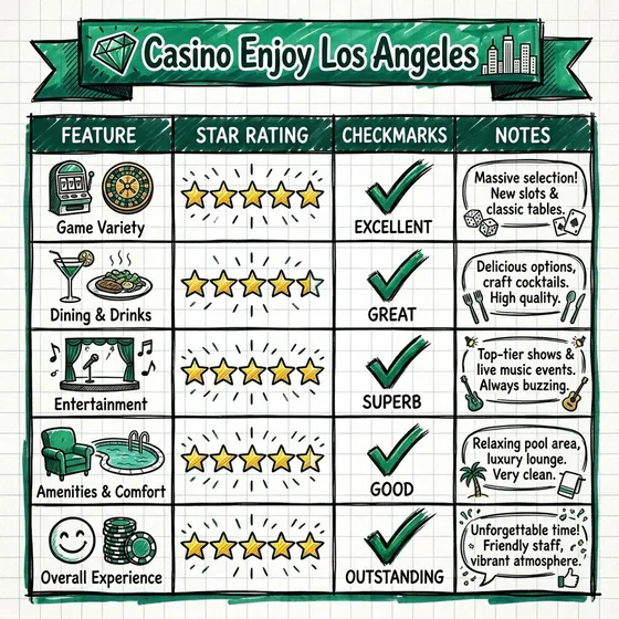 página principal de Casino Enjoy Los Angeles